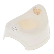 Горщик Tega Baby Teddy Bear з музикою антиковзкий beige (PO-046-119)