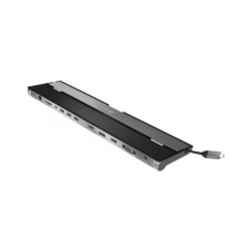 Порт-реплікатор J5create Dock-Station USB-C 10-in-1 (HDMI/PD/USB-A/USB-C/LAN/картридер/audio) (JCD543-N)