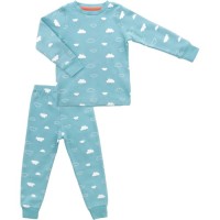 Піжама дитяча Bibaby з хмарами (59702-104G-mint)