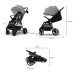Коляска Kinderkraft Grande 2 Grey (KSGRAN02GRY0000) (5902533929610)
