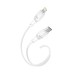 Дата кабель USB-C to Lightning 1.0m 27W High Elastic Zeus XO (NBQ239A_White)