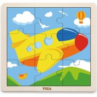 Пазл Viga Toys Літак (51447)