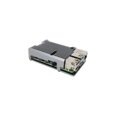Корпус до промислового ПК Pi HUT for Raspberry Pi 4 Alu Radiator Grey (TPH-020)
