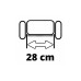 Аератор Einhell скарифікатор GC-SC 18/28 Li-Solo, 18 В, 28 см, ножі 12 шт, 6.65 кг (без АКБ та ЗП) (3420604)
