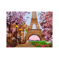 Картина по номерам Rosa Start Романтична алея в Парижі, 35 х 45 см (4823098535805)