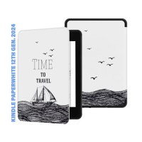 Чохол до електронної книги BeCover Smart Case Amazon Kindle Paperwhite 12th Gen. 2024 7" Time To Travel (712859)