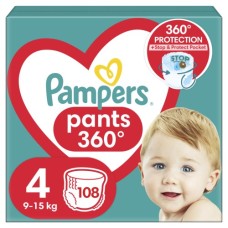 Підгузки Pampers трусики Maxi Pants Розмір 4 (9-15 кг) 108 шт (8006540069448)