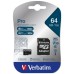Карта пам'яті Verbatim 64GB microSDXC class 10 UHS-III PRO (47042)