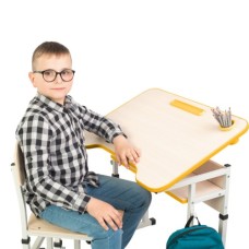 Парта зі стільцем Sector Сопрано жовтий трансформер (Сопрано жовтий)