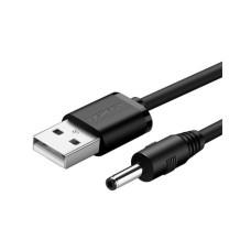 Кабель живлення USB to DC 3.5mm 5V 1.0m black Ugreen (10376)