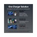 Зарядний пристрій Vention 2xUSB-C PD45W GaN + cable USB-C to USB-C 1.0m 5A gray (TZ-FCFH0-EU)