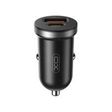 Зарядний пристрій XO CC56 USB-C PD30W + USB-A Black (CC56_Black)