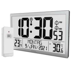 Настінний годинник Technoline WS8113 Silver (DAS302461)