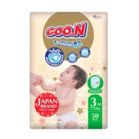 Підгузки GOO.N Premium Soft 7-12 кг Розмір 3 M 50 шт (F1010101-156)