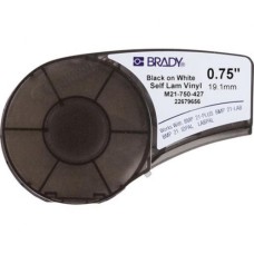 Стрічка для принтера етикеток Brady Self-laminating Vinyl, 2 - 3 мм., Black on White (M21-750-427)