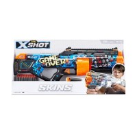 Іграшкова зброя Zuru X-Shot Швидкострільний бластер Skins Last Stand Game Over (16 патронів) (36518A)