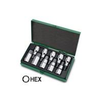 Набір головок Toptul шестигранник 1/2" Н4-Н19 (GAAD1007)