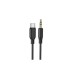 Кабель мультимедійний USB-C to 3.5mm M 1.0m silicone black BOROFONE (6941991101069)
