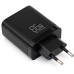 Зарядний пристрій Vinga 2xUSB-C + USB-A Display 65W (VCR65ACCDB)
