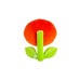 М'яка іграшка Club Mocchi- Mocchi- Вогняна квітка із Супер Маріо 30 х 38 см (T12886)