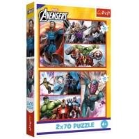 Пазл Trefl The Avengers Стати героєм 2x70 (5900511344394)