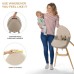 Стілець для годування Kinderkraft 2 в 1 Fini 2 Beige (5902533924493)