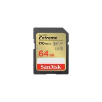Карта пам'яті SanDisk 64GB SD class 10 UHS-I U3 V30 Extreme (SDSDXV2-064G-GNCIN)