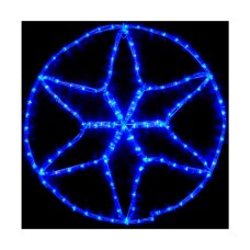 Гірлянда Delux Motif flash Star 60 х 60 см синій P44 EN (90012984)