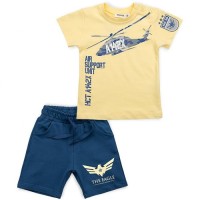 Набір дитячого одягу Breeze з геліоптером (10962-80B-yellow)