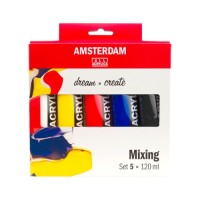 Акрилові фарби Royal Talens Amsterdam Standard Mixing Set 5 x 120 мл (8712079468330)