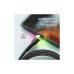 Дата кабель USB 2.0 AM to USB-C 0.5m 3A LED black Essager (EXCT-XCDB01)