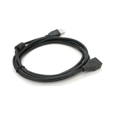 Дата кабель USB 2.0 AM/AF 2.0m ferrite black Voltronic (YT-AM/AF-2.0B)