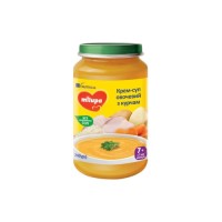 Дитяче пюре Milupa овочевий суп з курчам, 200 гр (5900852045257)