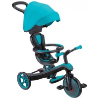 Дитячий велосипед Globber Explorer Trike 4 в 1, бірюзовий (634-105)