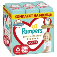Підгузки Pampers трусики Pants Giant Розмір 6 (14-19 кг) 93 шт (8006540491010)