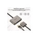 Дата кабель USB-C to HDMI/VGA mediahub-c2.grey Promate (mediahub-c2.grey)