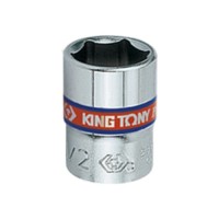 Головка торцева KING TONY 1/4" 6-гранна 7/16" (233514S)