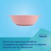 Тарілка дитяча Canpol babies DOTS силіконова на присосці з секціями, рожева (51/403_pin)