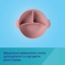 Тарілка дитяча Canpol babies DOTS силіконова на присосці з секціями, рожева (51/403_pin)
