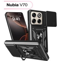 Чохол до мобільного телефона BeCover Military Nubia V70 Black (713534)