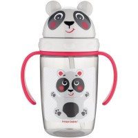 Поїльник-непроливайка Canpol babies Hello Little з трубочкою 400 мл Бежевий (56/500_bei)