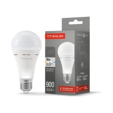 Лампочка TITANUM LED акумуляторна A68 10W E27 4000K 220V (TL-EMA68-10274)