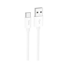 Дата кабель USB 2.0 AM to USB-C 1.0m Magic silicone X87 white HOCO (6931474783240)