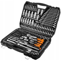 Набір інструментів Neo Tools 1/2", 3/8", 1/4", 216 шт. (10-216)