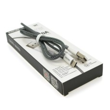 Дата кабель USB 2.0 AM to Lightning 1.0m 2.4A Black iKAKU (KSC-028-B-L)