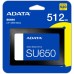 Накопичувач SSD 2.5" 512GB ADATA (ASU650SS-512GT-R)
