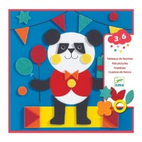 Набір для творчості Djeco Аплікація М'які істоти (DJ09863)