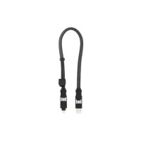 Дата кабель 6in1 inCharge XL 0.3m black Rolling Square (XLS01R)