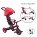 Дитячий велосипед Globber Explorer Trike 4 в 1, червоний (634-102)