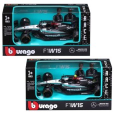 Масштабна модель автомобіля Bburago Автомодель - Mercedes-AMG F1 W15 Performance (2024), 1:43 (18-38208)